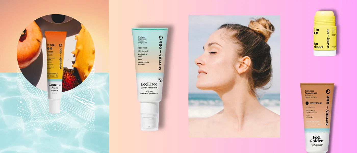 Protection solaire anti-âge et hydratation SPF50 et SPF50+