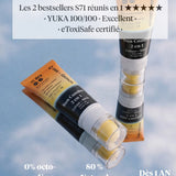 Sun Combo SPF50+ Crème Solaire + Stick 2-en-1 Visage & Lèvres